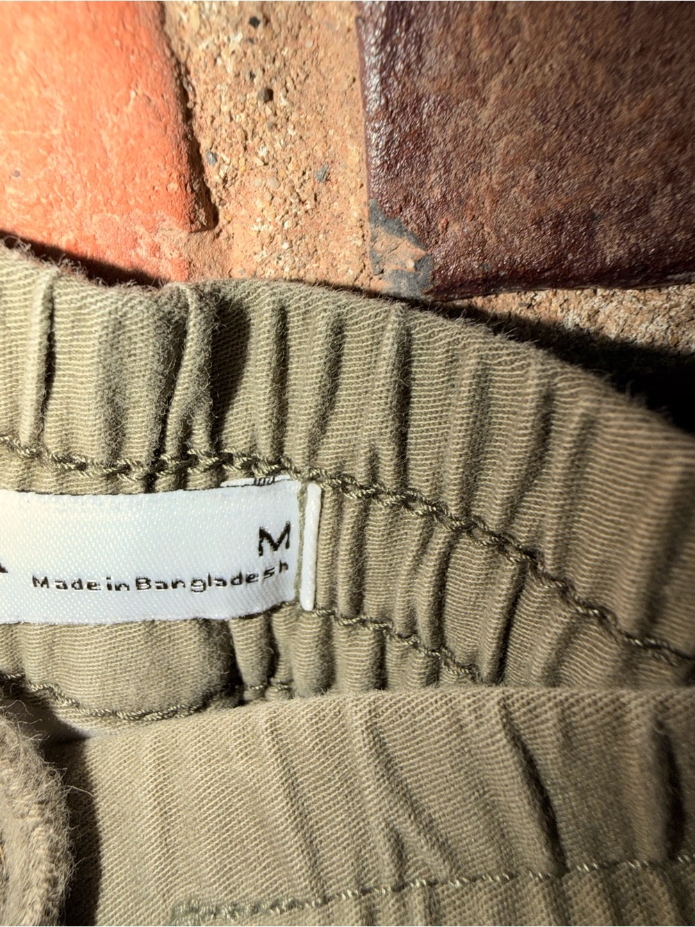 Men's Sonoma Shorts Medium Olive Drawstring Casual Athletic Workout 6’ Seam - Picture 3 of 12